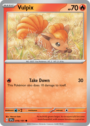SSP-016 · Vulpix (016/191) (ITA)