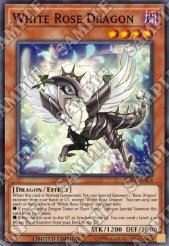 SAST-004 · Drago Rosa Bianca / White Rose Dragon SR (ITA)