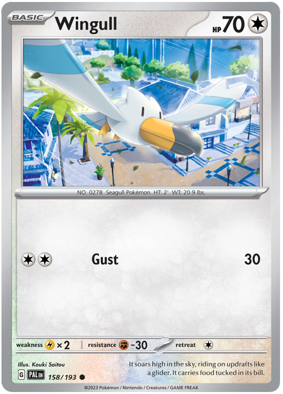 PAL-158 · Wingull (158/193) (ITA)