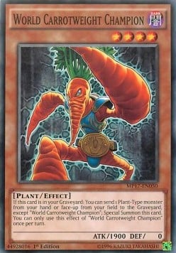 MP17-050 · Campione del Mondo Peso Carota / World Carrotweight Champion (ITA)