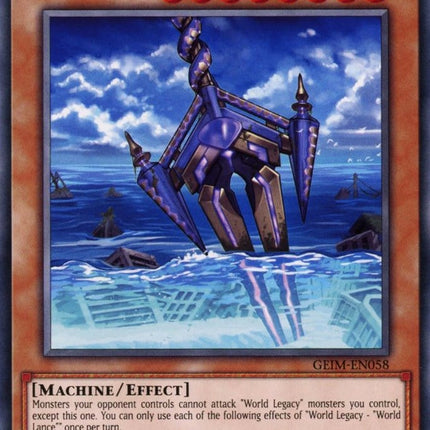 GEIM-058 · Eredità del Mondo - "Lancia del Mondo" / World Legacy - "World Lance" R (ITA)