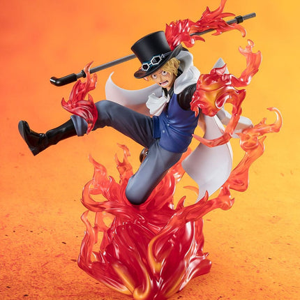 One Piece Sabo Fire Fist Checkmate Rook Figure 19 cm