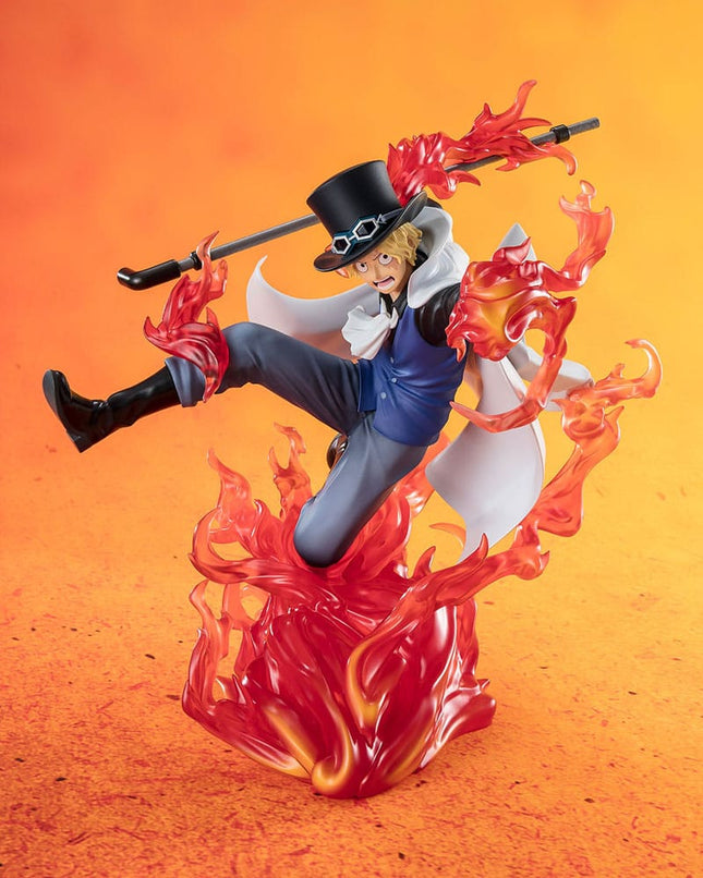 One Piece Sabo Fire Fist Checkmate Rook Figure 19 cm
