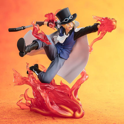 One Piece Sabo Fire Fist Checkmate Rook Figure 19 cm