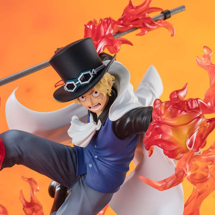 One Piece Sabo Fire Fist Checkmate Rook Figure 19 cm