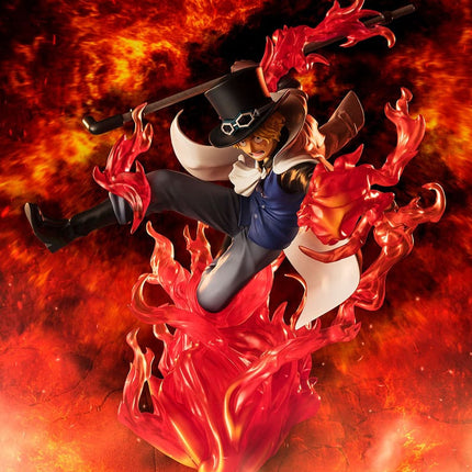 One Piece Sabo Fire Fist Checkmate Rook Figure 19 cm