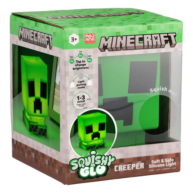 Minecraft - Creeper Squishy Silicon Light 15 cm