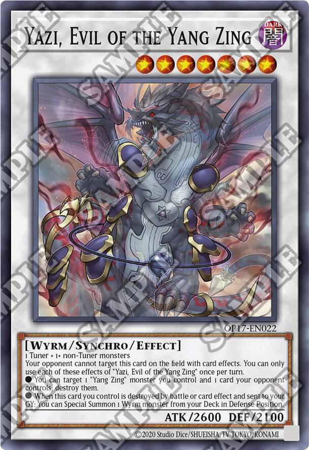 OP17-022 · Yazi, Male dello Yang Zing / Yazi, Evil of the Yang Zing (ITA)