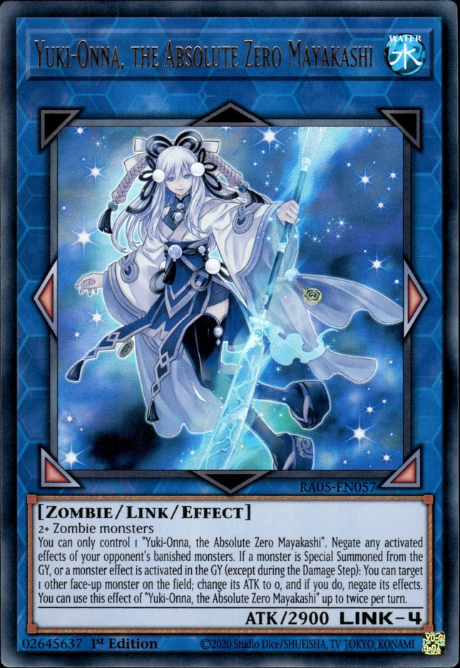 RA05-057ur · Yuki-Onna, la Mayakashi Zero Assoluto / Yuki-Onna, the Absolute Zero Mayakashi UR (ITA)