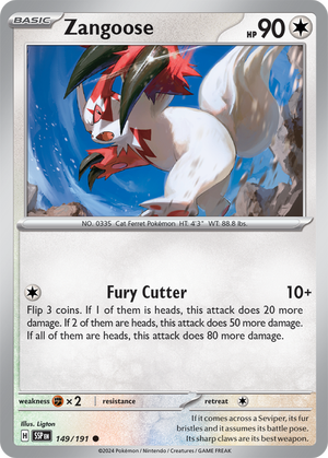 SSP-149 · Zangoose (149/191) (ITA)