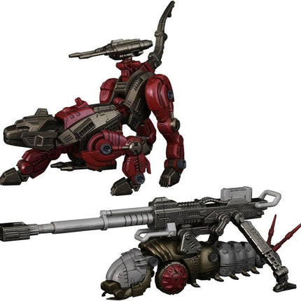 Zoids Plastic Model Kits 2-Pack 1/100 RMZ-010 Canoly Molga & Hell Cat Base Guards Sets 20 cm
