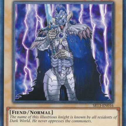 SR13-016 · Zure, Cavaliere del Mondo Oscuro / Zure, Knight of Dark World (ITA)